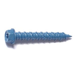 Masonry Screw, 1/4 x 1-3/4-In. Star Hex Head, 100-Pk.