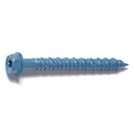 Masonry Screw, 1/4 x 2-1/4-In. Star Hex Head, 100-Pk.