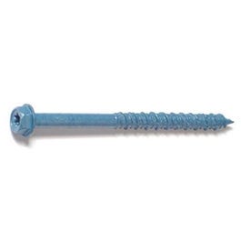 Masonry Screw, 1/4 x 3-1/4-In. Star Hex Head, 100-Pk.