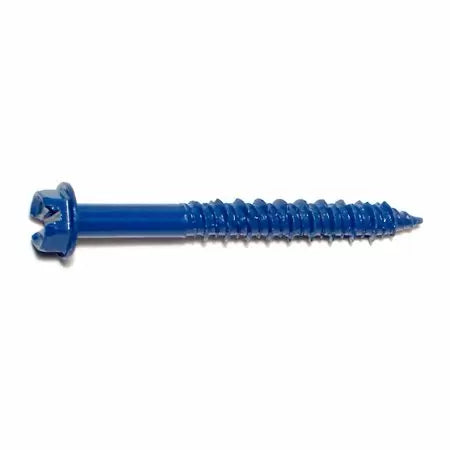 Monster Fastener Slotted Hex Masonry Screws 1/4