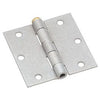 Loose Pin Hinge, Galvanized, 3.5-In.