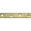 4-Pk., 5/8 x 4 Brass Mending Plate